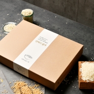 강화섬쌀 볼음도 찹쌀 선물세트 (진공포장 3개입, 쇼핑백 포함)