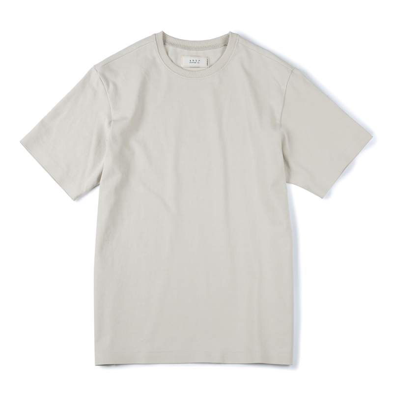 Bonded Seam T-Shirt (Light Beige)