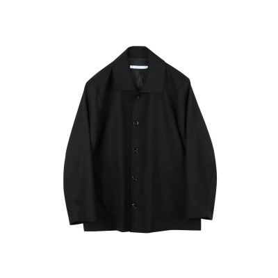 French Formal Wool Jacket (Black)