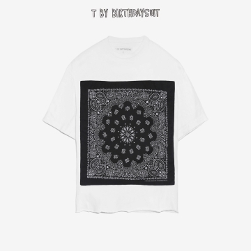 T by BIRTHDAYSUIT : USA Bandana T-Shirt (Black)