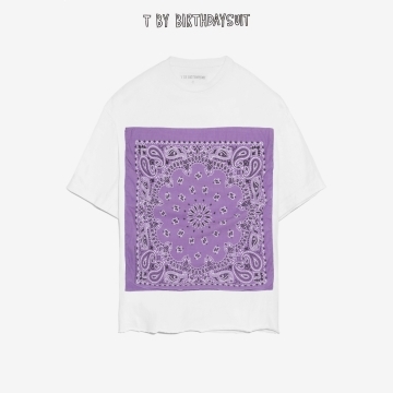 T by BIRTHDAYSUIT : USA Bandana T-Shirt (Purple)