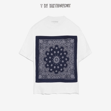 T by BIRTHDAYSUIT : USA Bandana T-Shirt (Navy)