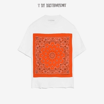 T by BIRTHDAYSUIT : USA Bandana T-Shirt (Orange)