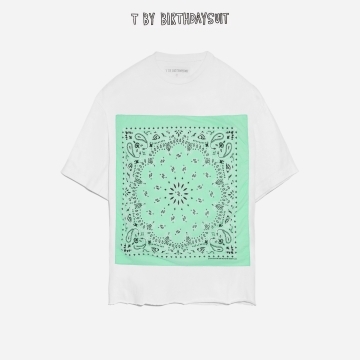 T by BIRTHDAYSUIT : USA Bandana T-Shirt (Mint)
