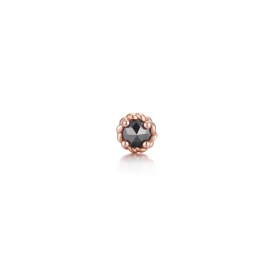 밀키썸3(블랙러프다이아몬드)(14K) 한짝 피어싱형 귀고리