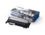 [1+1] 삼성 정품 컬러 레이저프린터 토너 1,500매 + 1,500매 (검정) CLT-K403S