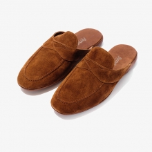 SLIPPERS (SUEDE) CAMEL