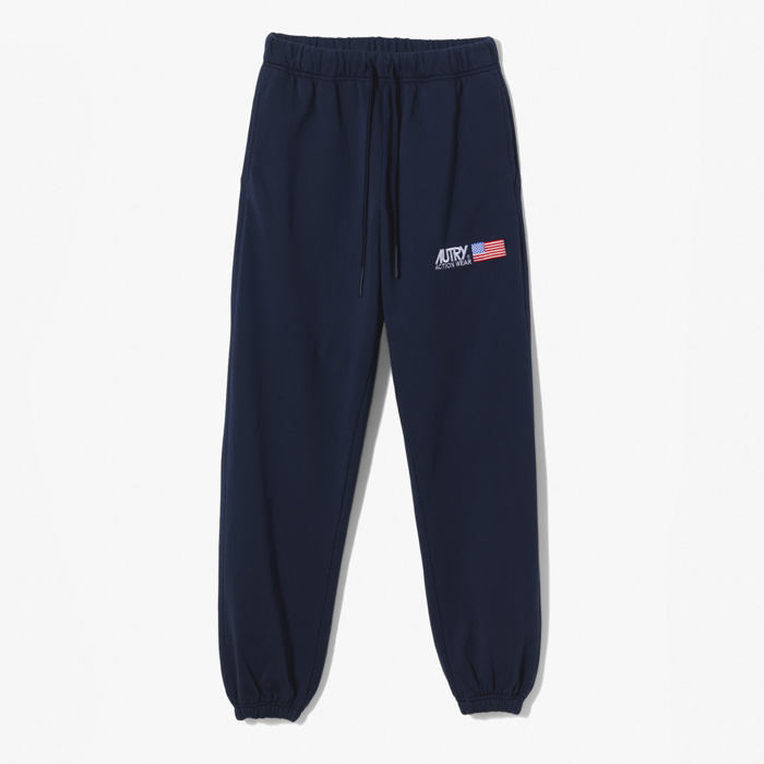 ICONIC EMBPROIDERY PANT BLUE