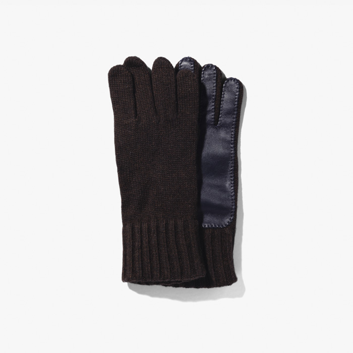 CASHMERE GLOVE (NAPPA TOUCH PATCH) T.MORO