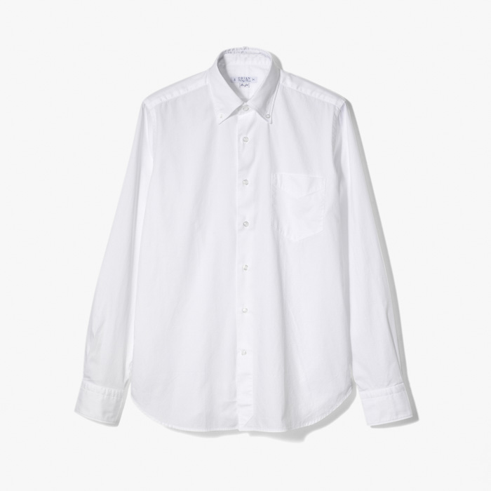 CLASSIC WASHED SLIM SHIRT (SOLID) WHITE