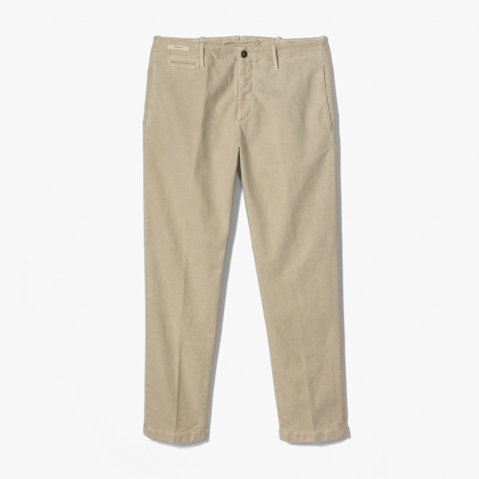 CHINO TAPERED FIT PANT (OLD DYED) ECRU