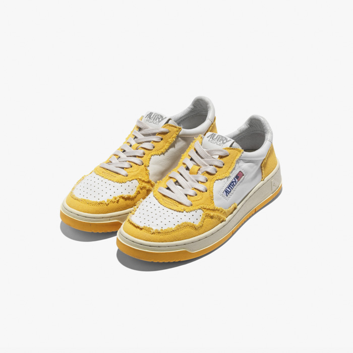 MEDALIST SNEAKERS CB (GOAT/FRAYED CANVAS) YELLOW ORANGE