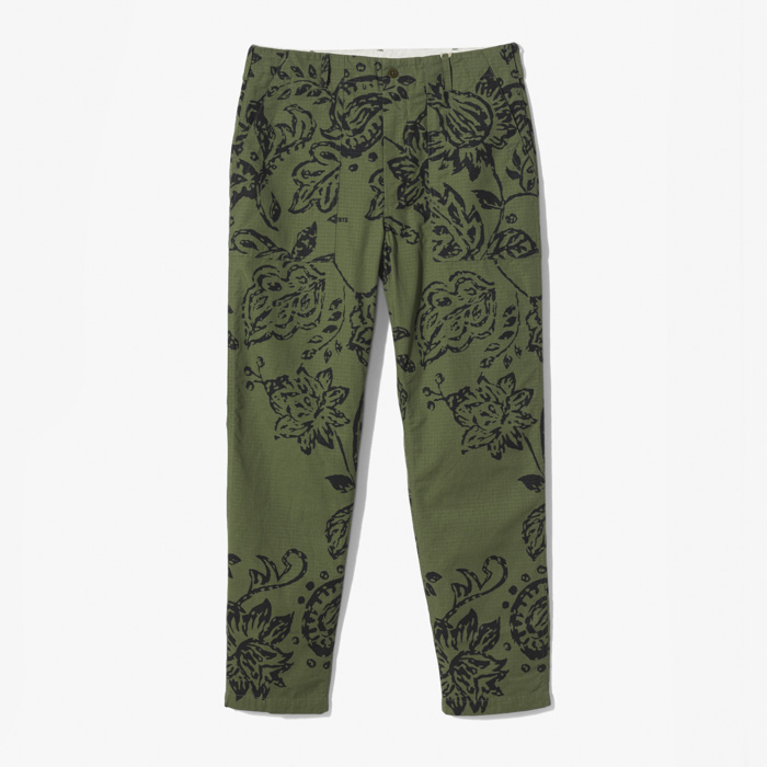 FATIGUE PANT (FLORAL PRINT RIPSTO) OLIVE