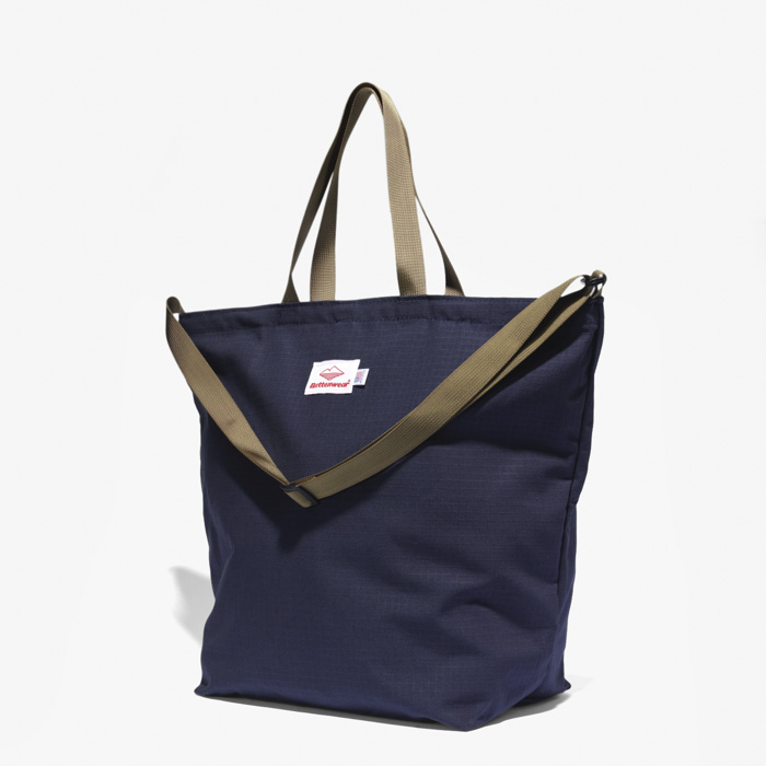 PACKABLE TOTE BAG (6.5oz RIPSTOP COTTON) NAVY