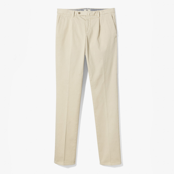 811 SLIM FIT GARMENTDYED PANT (CAVALLERY STRETCH) NATURAL