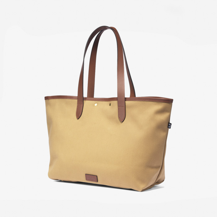 DALBY WIDE TOTE BAG (2LAYERS CANVAS) OLIVE
