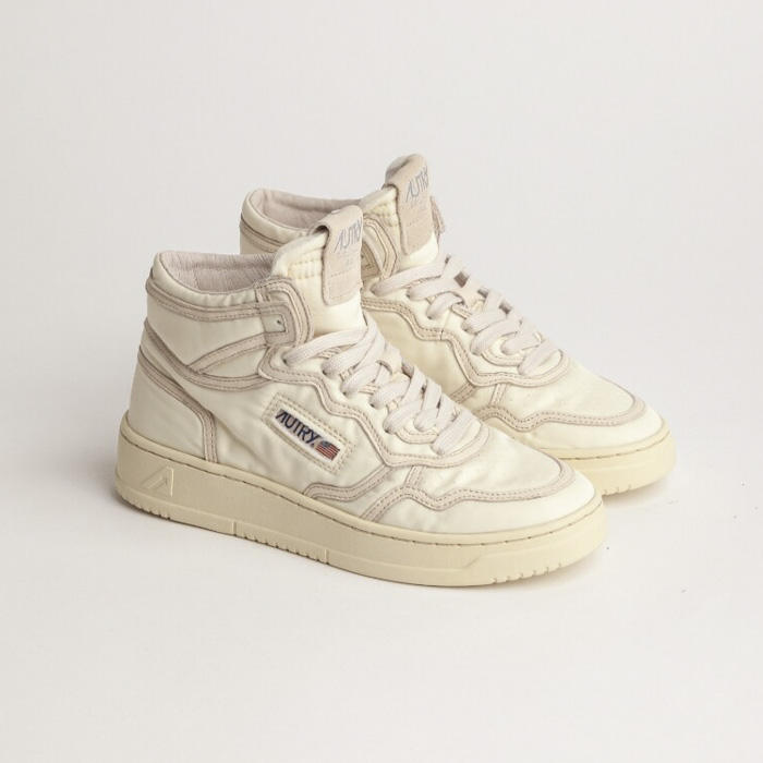MEDALIST MID SNEAKERS NS (NYLON/SUEDE) IVORY