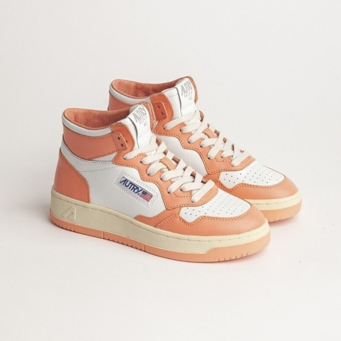 MEDALIST MID SNEAKERS WB (LEATHER/LEATHER) PEACH