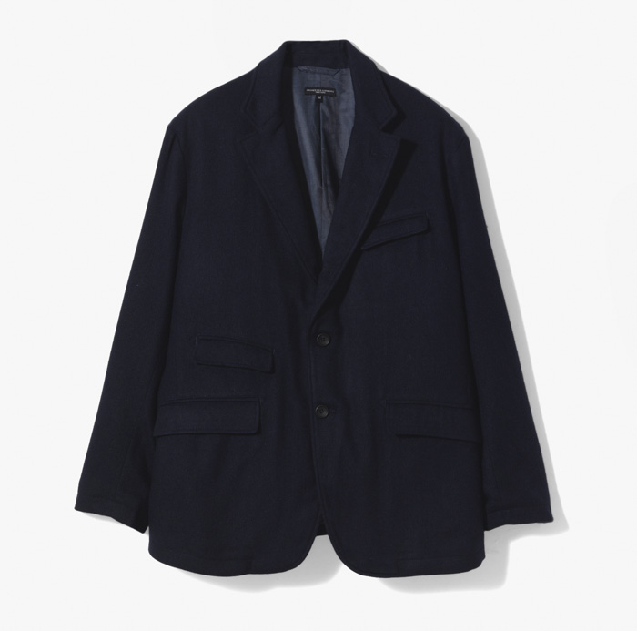 ANDOVER JACKET (POLY WOOL FLANNEL) NAVY