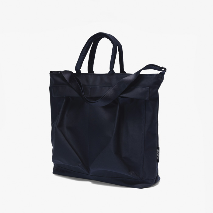 WATER REPELLENT 2WAY TOTE BAG (3L COTTON TWILL DWR) NAVY