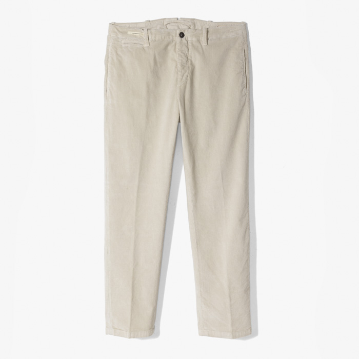 CHINO TAPERED FIT PANT (VELLUTO SLEGATO) BEIGE